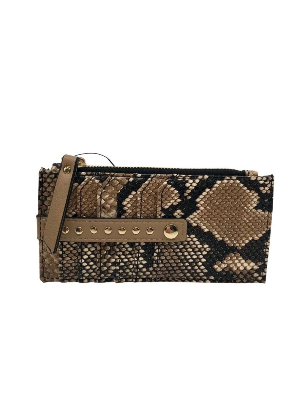 I.N.C. International Concepts Brown Snake Skin Faux Leather Wallet